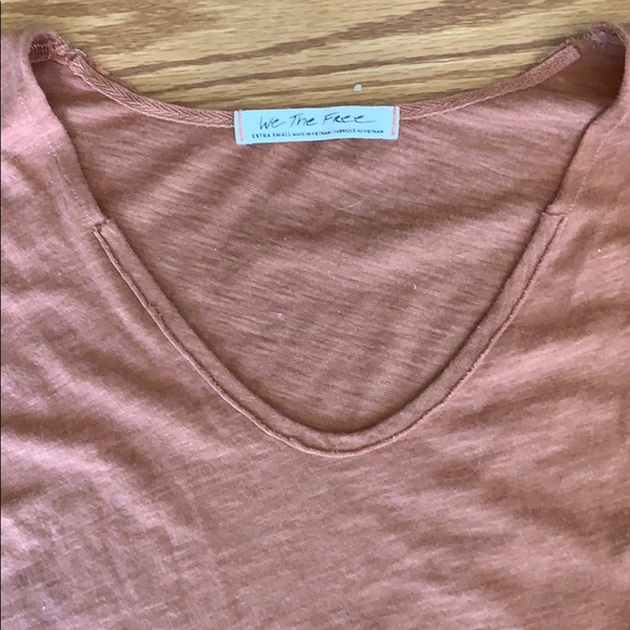 Burnt orange long sleeve free people top - Picture 4 of 6
